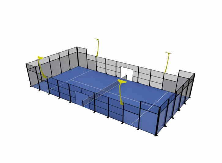 Padel ulkokentällä Kalevankankaalla